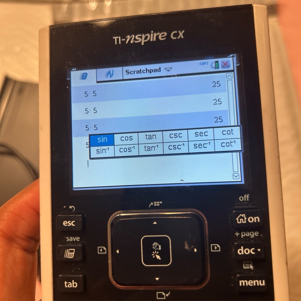 Texas Instruments TI Nspire CX Graphing Calculator Tested Color - Picture 10 of 12